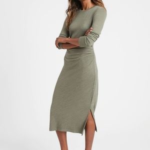 Banana Republic Side-Ruched Luxespun Dress